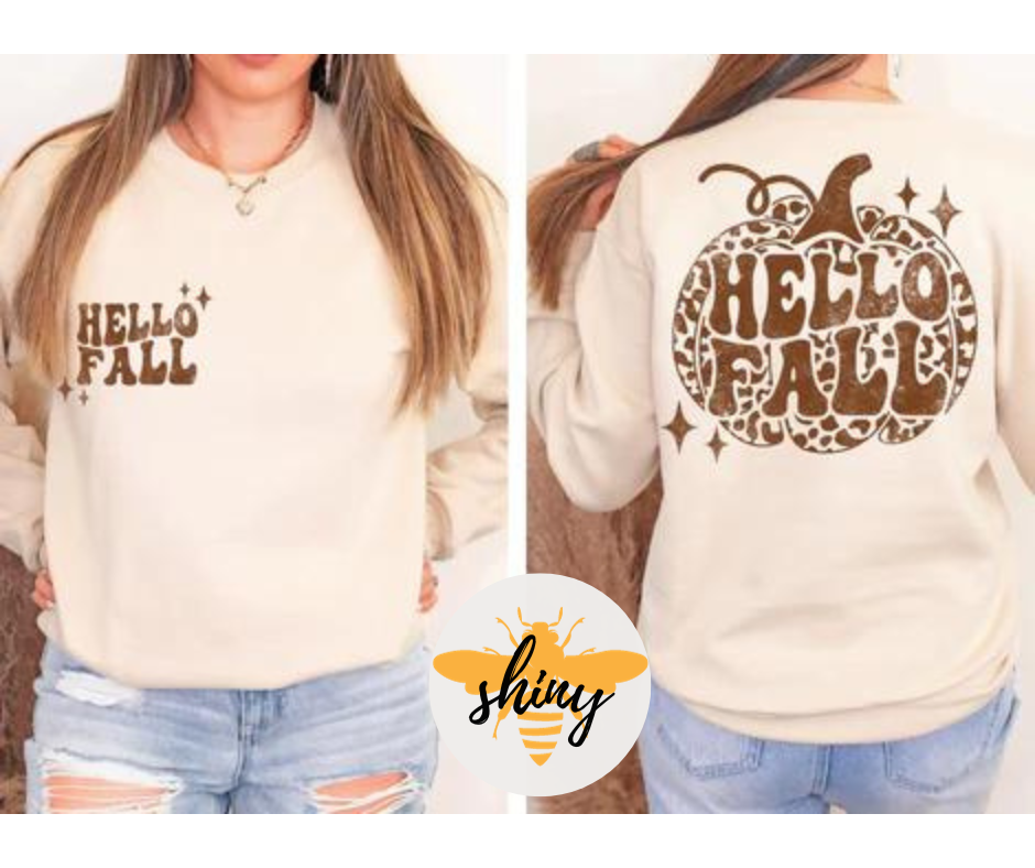 Hello Fall-Front/Back Design