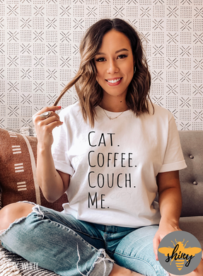 Cat, Coffee, Couch, Me