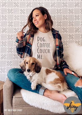 Dog, Coffee, Couch, Me